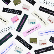 Load image into Gallery viewer, KATM Woven Label Pack - Finally Fucking Finished