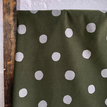 Load image into Gallery viewer, Painted Polka - Olive/ Taupe
