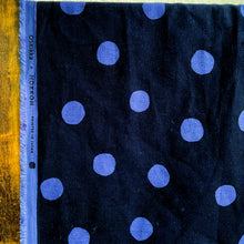 Load image into Gallery viewer, Painted Polka - Navy/ Cornflower