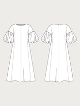 Load image into Gallery viewer, Balloon Sleeve Dress by The Assembly Line