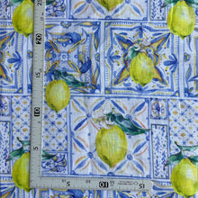 Load image into Gallery viewer, 100% Linen Digital Print - Limoncello