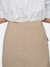 Load image into Gallery viewer, Asymmetric Midi Skirt by The Assembly Line