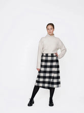 Load image into Gallery viewer, Asymmetric Midi Skirt by The Assembly Line