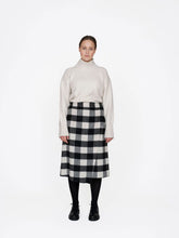 Load image into Gallery viewer, Asymmetric Midi Skirt by The Assembly Line