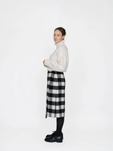 Load image into Gallery viewer, Asymmetric Midi Skirt by The Assembly Line