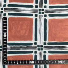 Load image into Gallery viewer, Follet Viscose CDC - Intersection - Terracotta