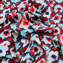 Load image into Gallery viewer, Follet Viscose CDC - Pansy Play - Red