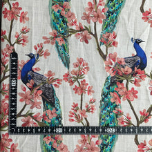 Load image into Gallery viewer, Radcliffe Ramie - Posing Peacocks