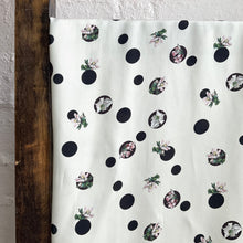 Load image into Gallery viewer, Loom Silk - Revival Polka- Ivory/Black