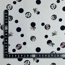 Load image into Gallery viewer, Loom Silk - Revival Polka- Ivory/Black