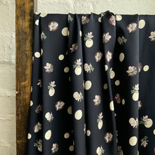 Load image into Gallery viewer, Loom Silk - Revival Polka- French Navy/ Ivory