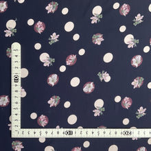 Load image into Gallery viewer, Loom Silk - Revival Polka- French Navy/ Ivory