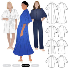 Load image into Gallery viewer, Dallas Woven Shirt & Dress by StyleArc