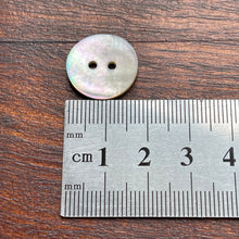 Load image into Gallery viewer, Two Hole Shell Button - Natural Akoya