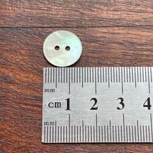 Load image into Gallery viewer, Two Hole Shell Button - Natural Akoya