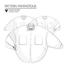 Load image into Gallery viewer, Phen Shirt by Pattern Fantastique
