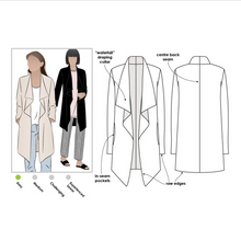 Load image into Gallery viewer, Estelle Ponte Jacket by StyleArc
