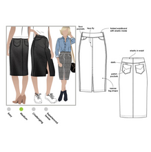 Load image into Gallery viewer, Charlie Stretch Woven Skirt by StyleArc