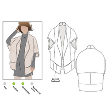 Load image into Gallery viewer, Violet Knit Jacket by StyleArc