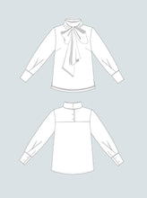 Load image into Gallery viewer, Tie Bow Blouse by The Assembly Line