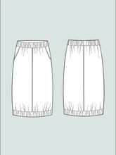 Load image into Gallery viewer, A-line Midi Skirt by The Assembly Line