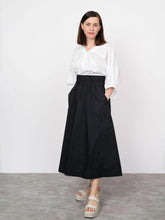 Load image into Gallery viewer, Elastic Waist Maxi Skirt by The Assembly Line
