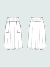 Load image into Gallery viewer, Elastic Waist Maxi Skirt by The Assembly Line