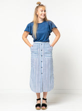 Load image into Gallery viewer, Indigo Maxi Skirt by StyleArc
