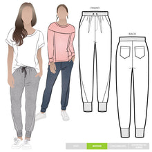 Load image into Gallery viewer, Joni Knit Track Pant by StyleArc