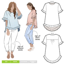 Load image into Gallery viewer, Selina Woven Top by StyleArc