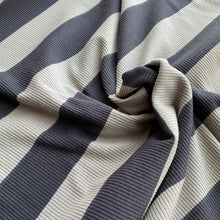 Load image into Gallery viewer, Harlow Rib Jersey: Licorice / Beige
