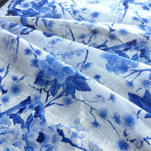 Load image into Gallery viewer, 100% Linen Digital Print - Rhapsody in Blue
