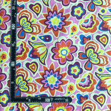 Load image into Gallery viewer, Liberty Tana Lawn - Floral Rebellion Peace and Love C
