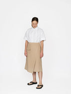 Asymmetric Midi Skirt by The Assembly Line
