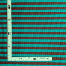 Load image into Gallery viewer, Harlow Rib Jersey: Jade / Chestnut

