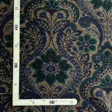 Load image into Gallery viewer, Midnight Vine Ponte - Blue/Green
