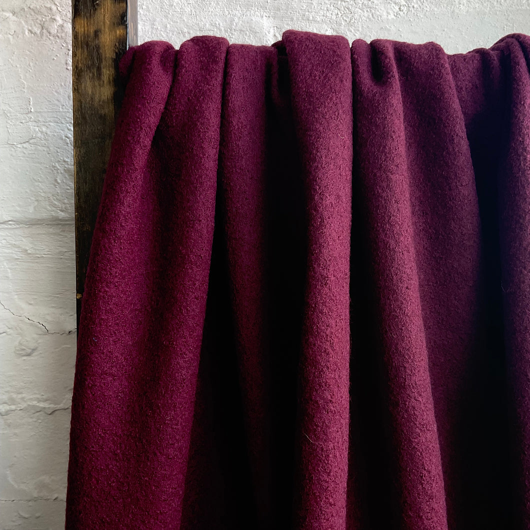 Thredbo Boiled Wool - Cranberry