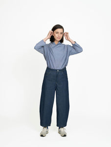 Barrel Leg Trousers by The Assembly Line