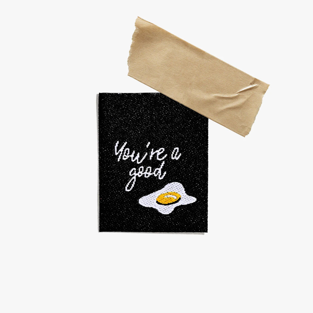 KATM Woven Label Pack - You're A Good Egg