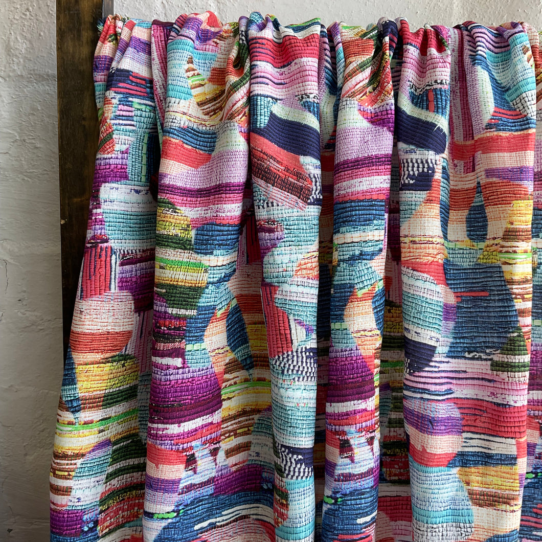 100% Linen Digital Print - Stitched Up