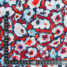 Load image into Gallery viewer, Follet Viscose CDC - Pansy Play - Red

