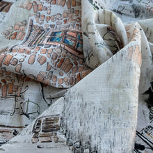 Load image into Gallery viewer, 100% Linen Digital Print - Cobbled Together
