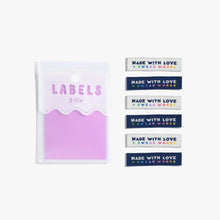 Load image into Gallery viewer, KATM Woven Label Pack - Made With Love + Swear Words
