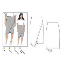 Load image into Gallery viewer, Halle Stretch Skirt by StyleArc
