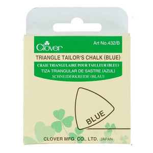 Clover Triangle Tailor's Chalk - Blue