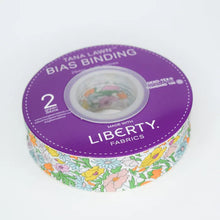 Load image into Gallery viewer, Bias Binding - Liberty Tana Lawn - Poppy Forest A
