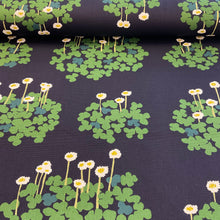 Load image into Gallery viewer, Paper Daisies - Navy - Remnant 50cm x 110cm
