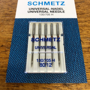 Schmetz Sewing Machine Needles - Universal - 80/12