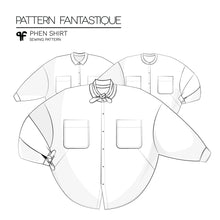 Load image into Gallery viewer, Phen Shirt by Pattern Fantastique
