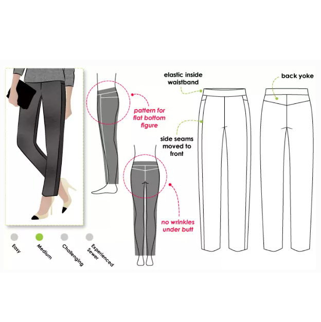 Flat Bottom Flo Pant by StyleArc